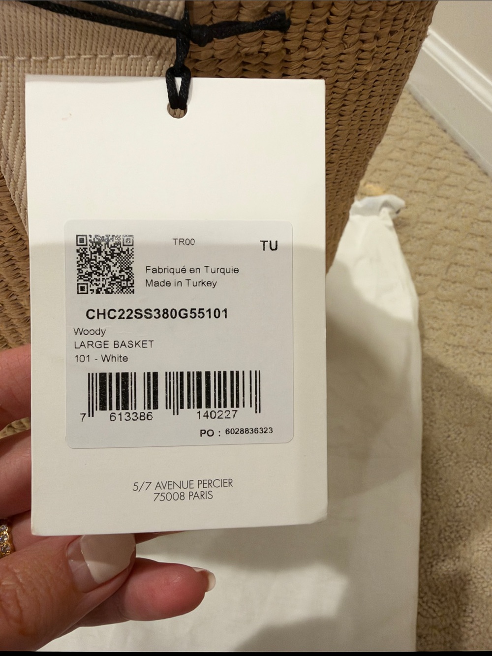 Authentic Chloé Woody Large Basket - Picture 2 of 14